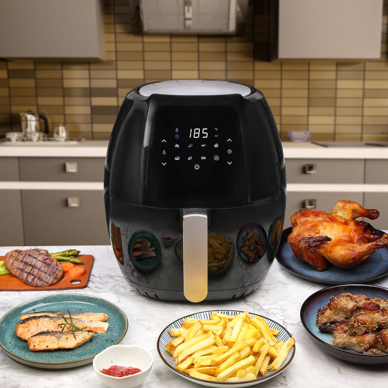8L Digital Air Fryer, 1800W, Non-Stick, 8 Cooking Programs