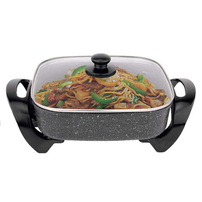 Stone Electric Fry Pan for Cooking, 7.2L Capacity, Non-Stick
