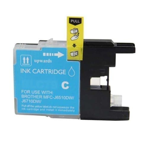 Compatible Premium Ink Cartridges LC40/LC71/LC73/LC75C Cyan  Inkjet Cartridge - for use in Brother Printers