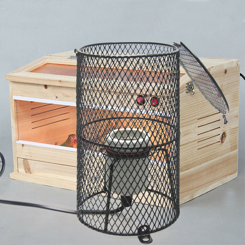 Reptile Ceramic Heat Lamp 200W Holder Snake Chicken Brooder Light Switch Cage