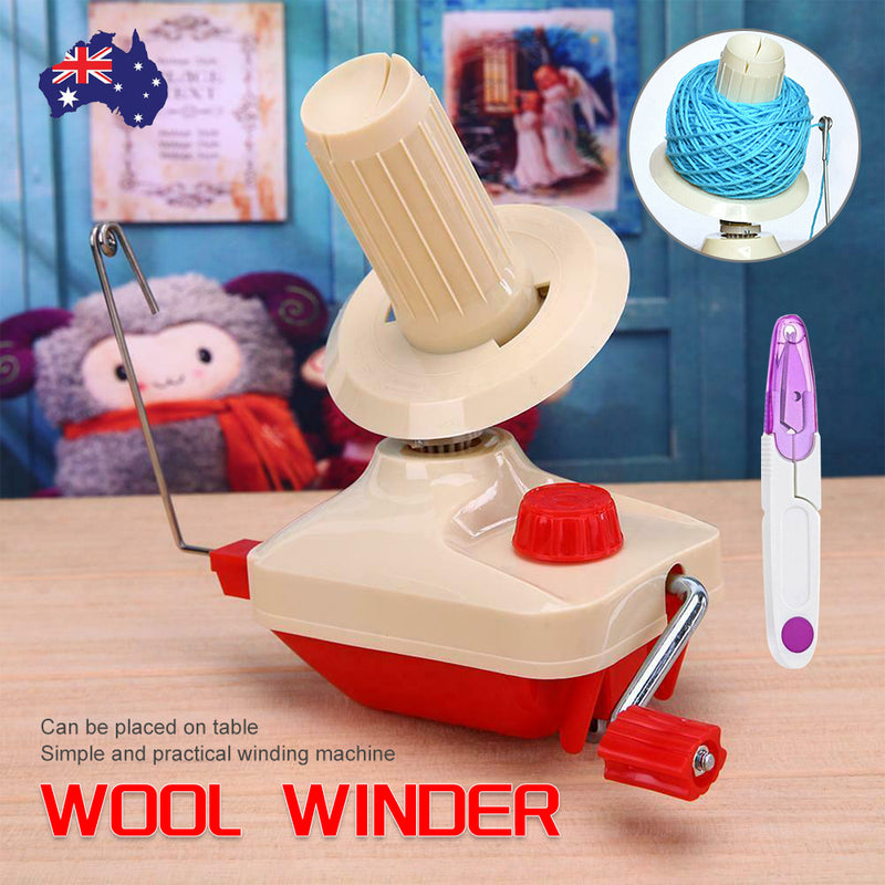 Swift Yarn Fiber String Ball Wool Winder Holder Hand Operated Yarn Winder Manual