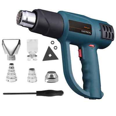 2000W Electric Heat Gun LCD 50-650_ÊÑ Temperature Air Heating Power Tool + Nozzles