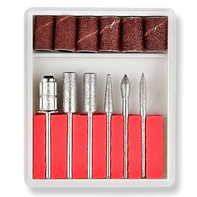 Electric Nail Drill Bits 12File Tool Set Machine Acrylic Art Manicure Pen Shaper