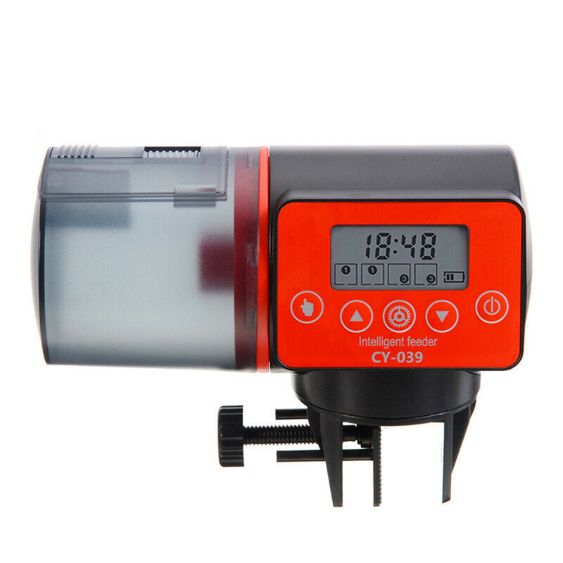 Automatic LCD Fish Feeder Smart Auto Food Dispenser Feeding Timer Aquarium Tank