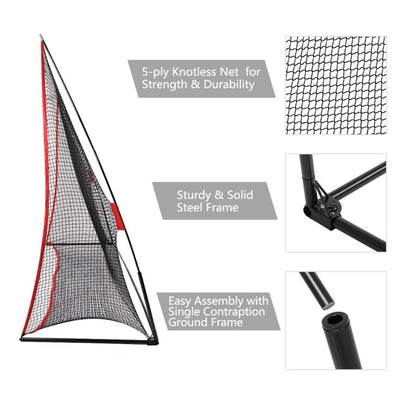 3M Huge Golf Practice Net Portable Hitting Swing Training Net Outdoor +Carry Bag