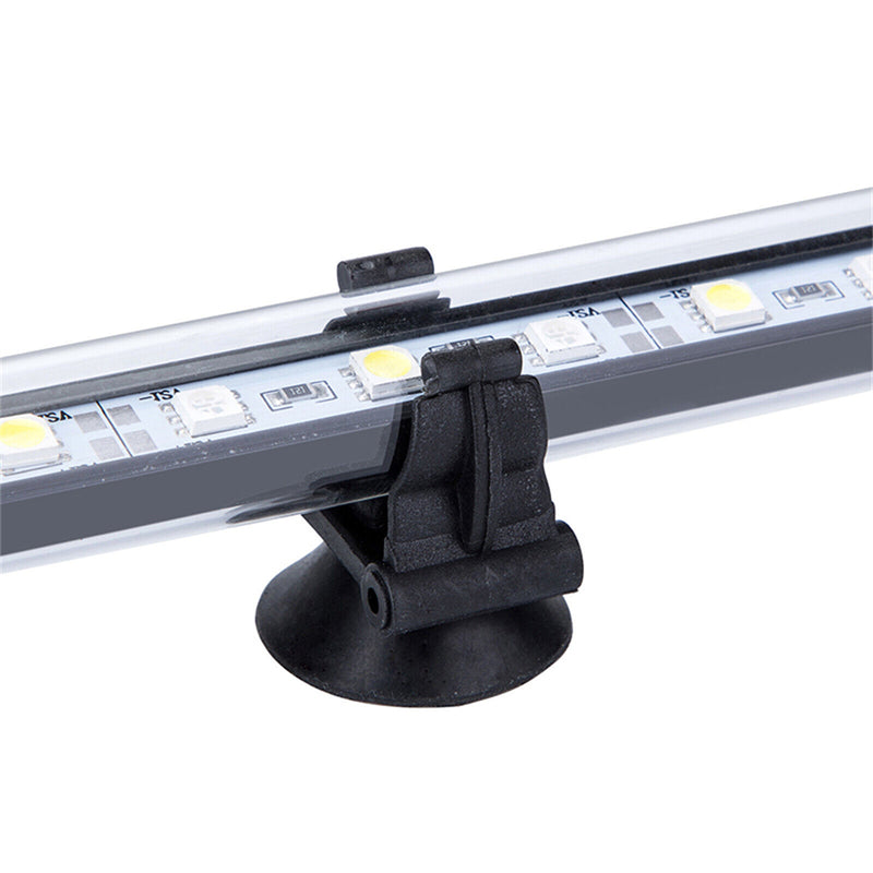 15 LED Aquarium Fish Tank LED Light Bar Lamp 28cm Pool Submersible Waterproof White Light