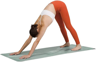 Sardine Sport Natural Rubber Yoga Mat, Extra 4.5mm, Thick & Large Mat, High-Density, Anti-Tear Green (L1830* W680* H4.5mm)