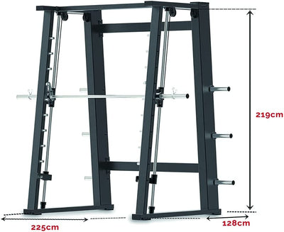 Sardine Sport Commercial Grade Smith Machine Cable Machine, 3.5mm Thickness Heavy Duty Steel, Plate Holder