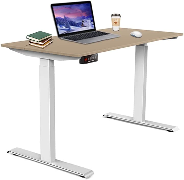 Sardine sport C2 WalkingPad WITH Electric Standing Desk (Oak desk + Grey walkingpad)