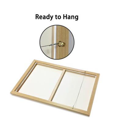 Wall Art 60cmx90cm Pampas Grass 2 Sets Wood Frame Canvas