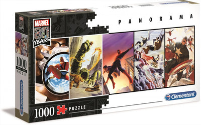 Marvel 80th Anniversary Panorama 1000 Piece Puzzle