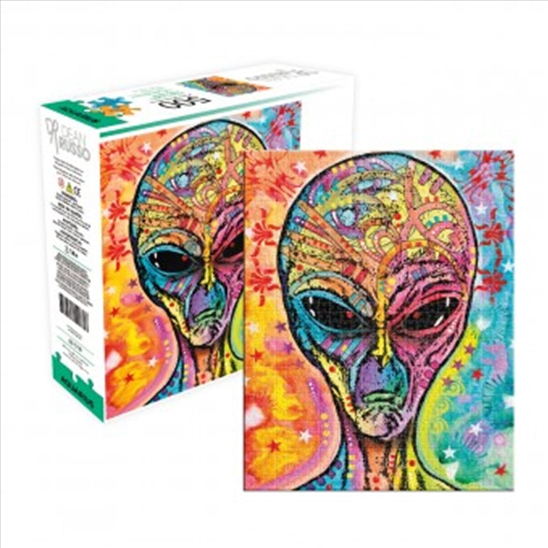 Aquarius Dean Russo Alien 500 Piece Jigsaw Puzzle