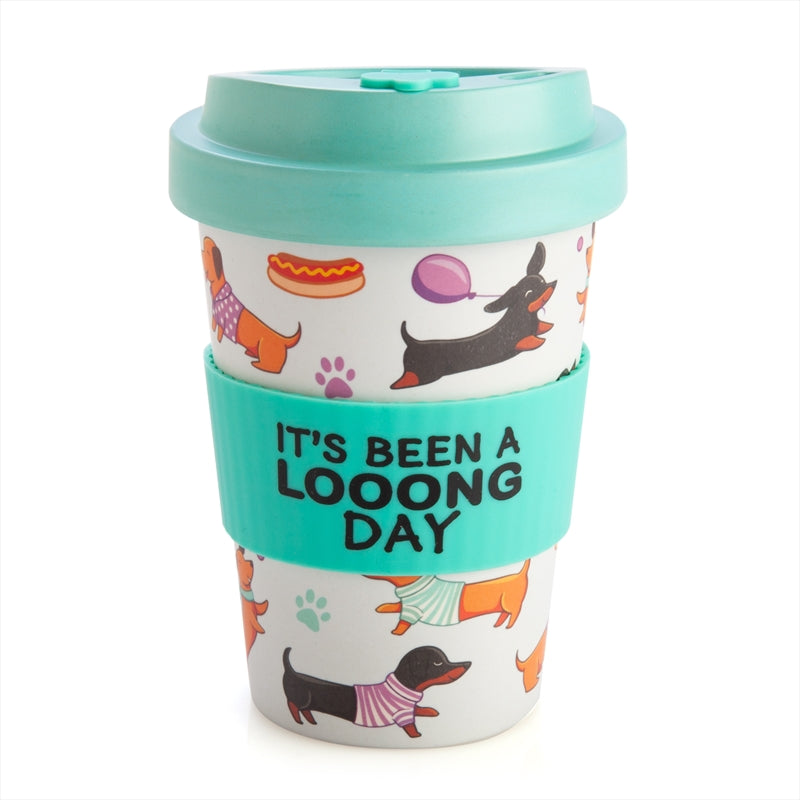 Dachshund Eco To Go Bamboo Cup - It&