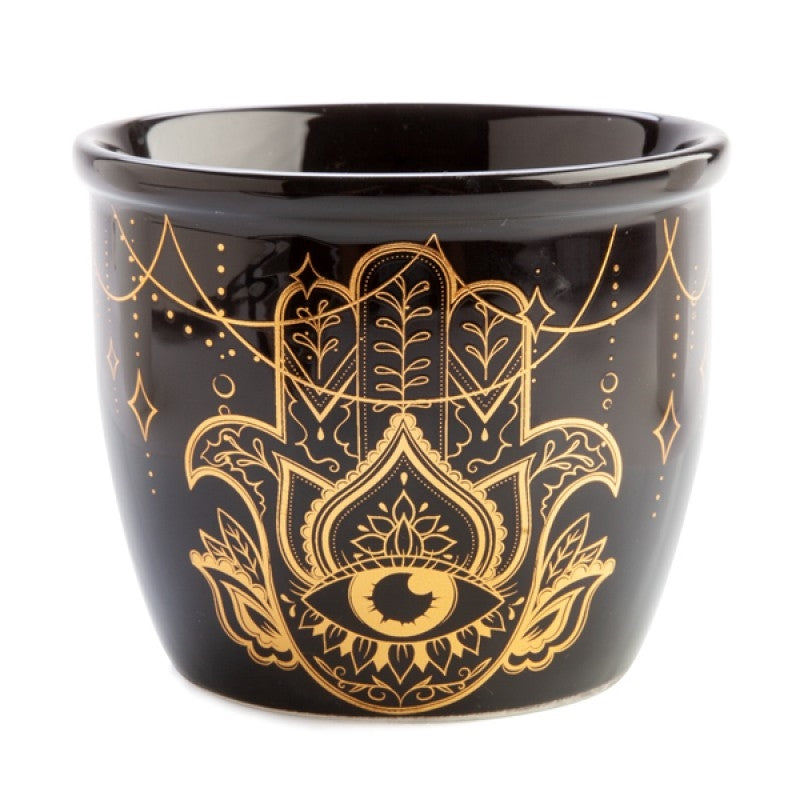 Wild Scents Hamsa Ceramic Smudge Bowl