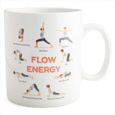 Yoga Poses Giant Coffee Mug