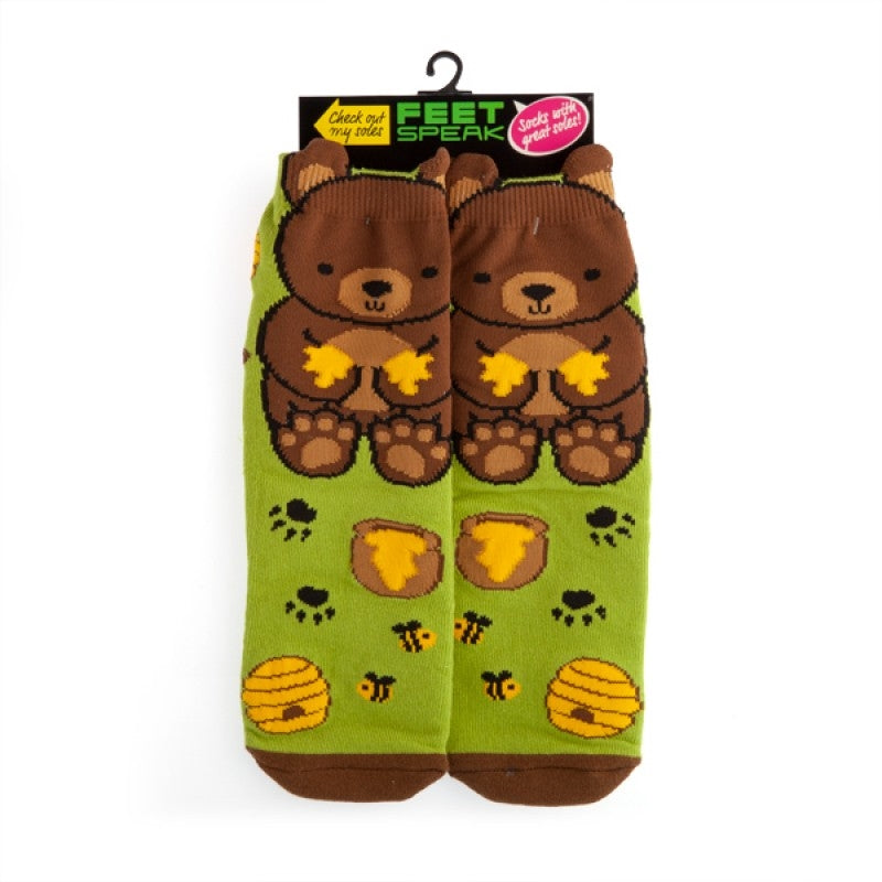 Bear Feet Speak Socks