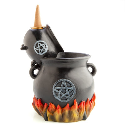 Witches' Cauldrons with LED Flames Backflow Burner