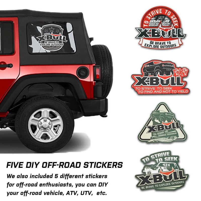 X-BULL KIT1 Recovery track Board Traction Sand trucks strap mounting 4x4 Sand Snow Car