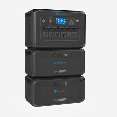 BLUETTI Expandable Power Station AC300 and B300 External Battery Module, 3072Wh LiFePO4 Battery Backup w/ 6 3000W AC Outlets(6000W Peak), Solar Generator For Home Backup, Vanlife, Emergency