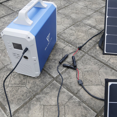 Bluetti Portable Power Station EB150 1500WH 1000W Solar Genrator for Van Home Emergency Outdoor Camping Explore-Blue