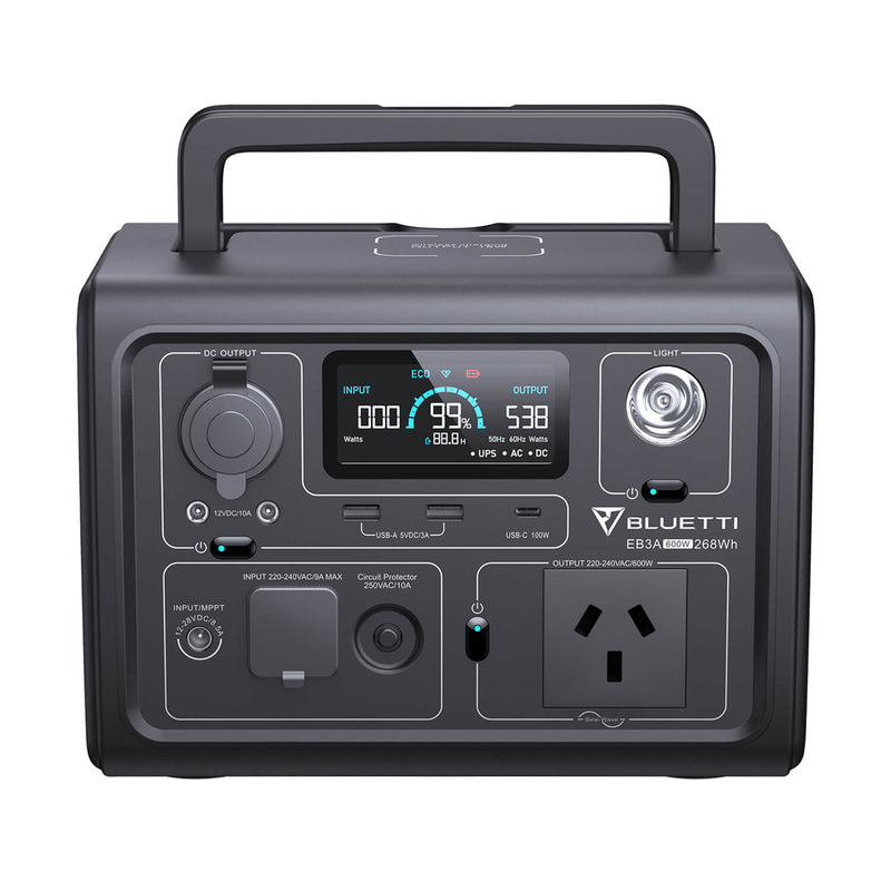 BLUETTI EB3A Portable Power Station | 600W 268Wh