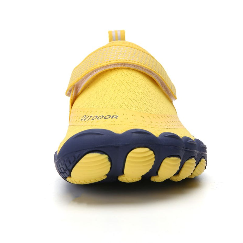 Women Water Shoes Barefoot Quick Dry Aqua Sports Shoes - Yellow Size EU38 = US5