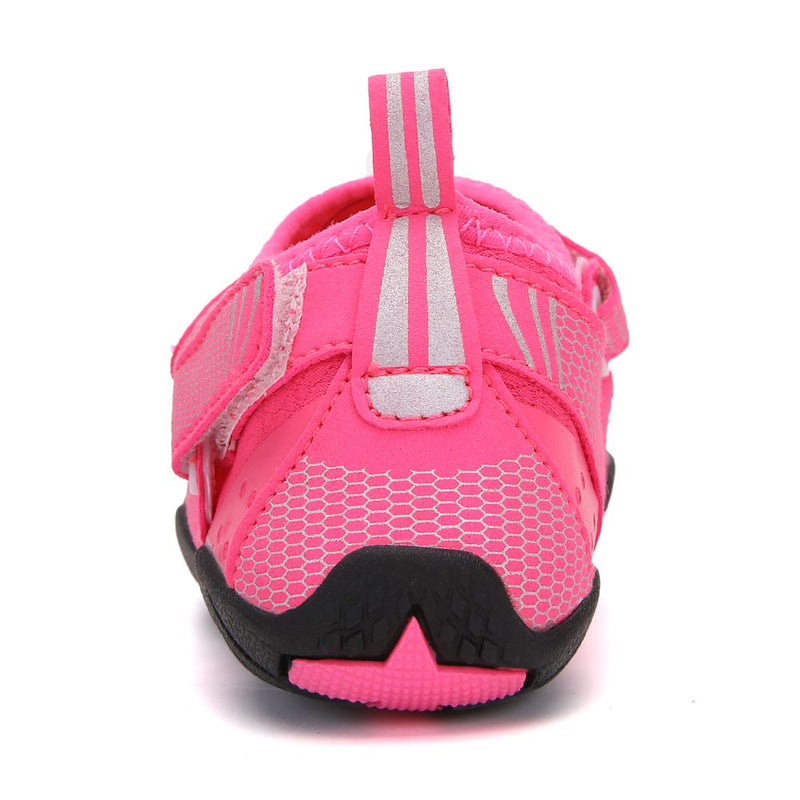 Kids Water Shoes Barefoot Quick Dry Aqua Sports Shoes Boys Girls - Pink Size Bigkid US2=EU32