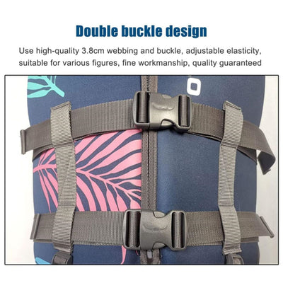 Life Jacket for Unisex Adjustable Safety Breathable Life Vest for Men Women(Grey-XL)