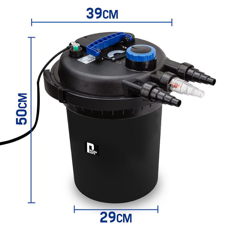 PROTEGE Aquarium External Canister Filter Aqua Fish Tank Pond Water UV Light 10000 L/H