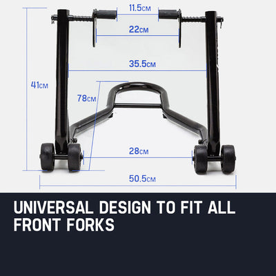 T-REX Motorcycle Front Stand Heavy-Duty Motorbike Lift Paddock Carrier Bike Fork