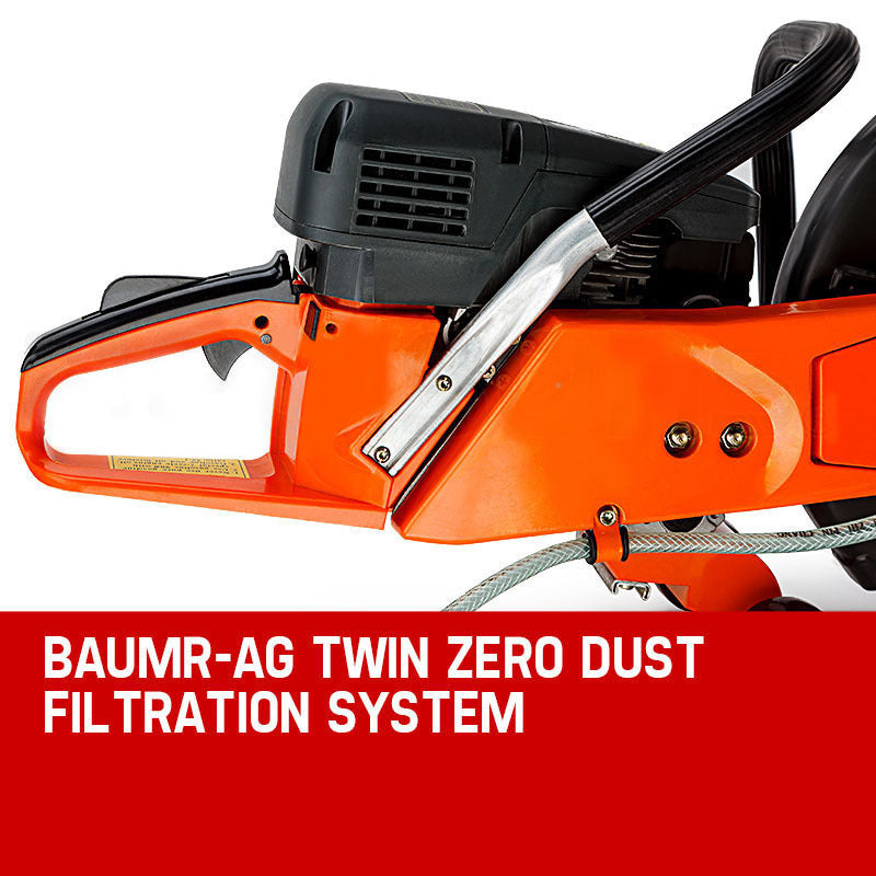 Baumr-AG 75cc Concrete Cut Off Demolition Saw Wet Demo Road Cutter Brick