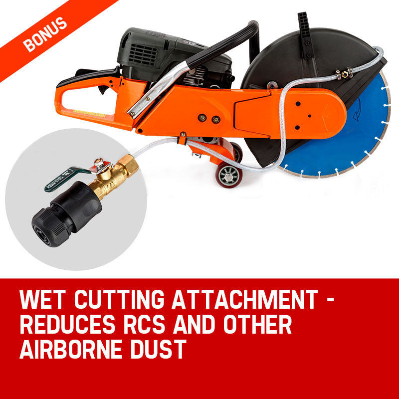 Baumr-AG 75cc Concrete Cut Off Demolition Saw Wet Demo Road Cutter Brick