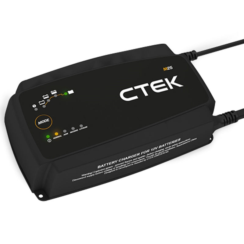 CTEK M25 Marine Boat Smart Battery Charger Lithium Mode AGM 12v CTEK-40-199