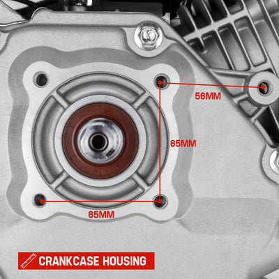 Baumr-AG 7HP Petrol Stationary Engine OHV 4-Stroke Horizontal Shaft Replacement Motor