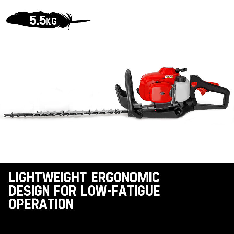 Baumr-AG 26CC Petrol Hedge Trimmer - 2-Stroke Clipper Saw Precision 24 Blade