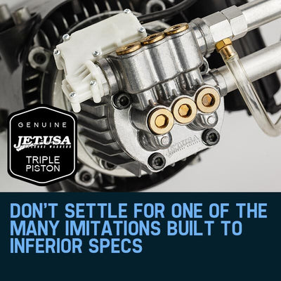 JET-USA 3500 PSI High Pressure Washer Electric Water Cleaner Gurney Pump Hose