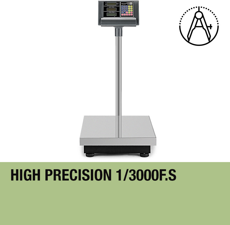 EuroChef Electronic Digital Platform Scale Shop Market Postal Scales Weight 150kg