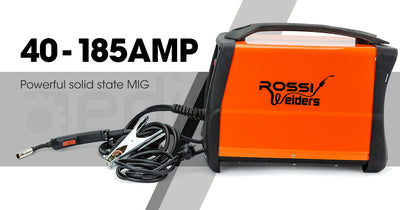 ROSSI 185 Amp Welding Machine Inverter Welder MIG MAG Gas Gasless Portable 185A