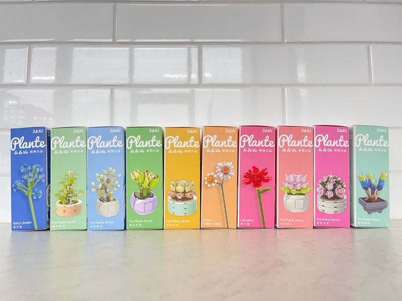 JAKI Plante de La Vie Pot Plants Series 10pc Gift Box