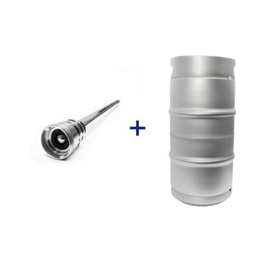 Keg King 30L Threaded Stainless Keg + D-type Spear