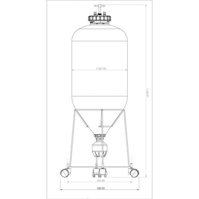 Keg King - Fermenter King Uni Tank - 60L Fermenter