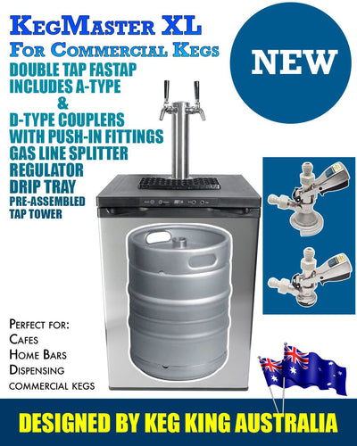 Keg King - Kegmaster Series XL - Fastap Double Tap With Couplers