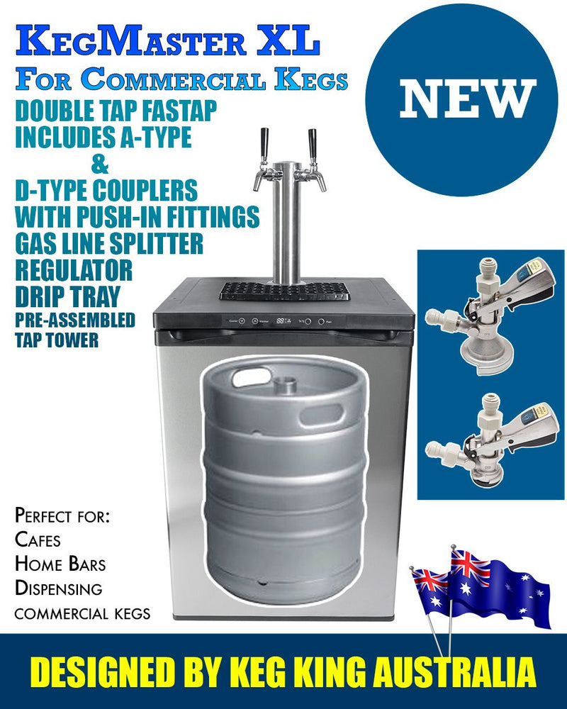 Keg King - Kegmaster Series XL - Fastap Double Tap With Couplers