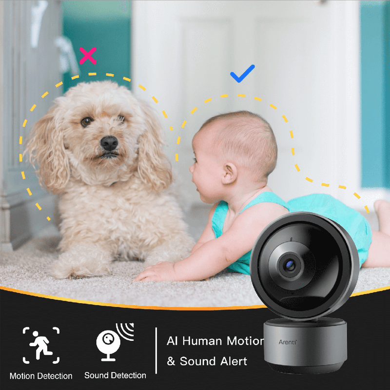 Arenti 2K Indoor Pan & Tilt Security Camera DOME1