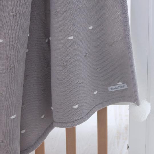 Bubba Blue Confetti Cot Knit Blanket 101894