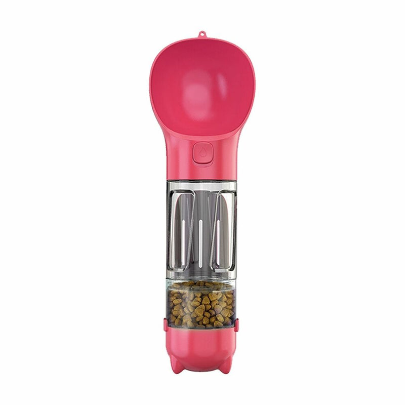 Floofi 4 in 1 Pet Scooper & Feeder Pink FI-FD-112-XQ