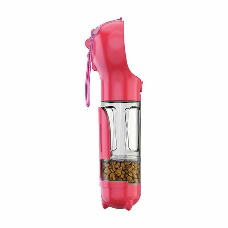 Floofi 4 in 1 Pet Scooper & Feeder Pink FI-FD-112-XQ