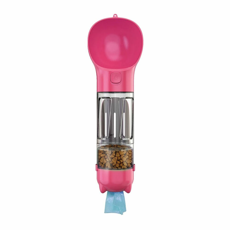 Floofi 4 in 1 Pet Scooper & Feeder Pink FI-FD-112-XQ