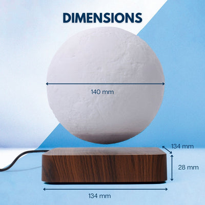 GOMINIMO Magnetic Levitating Moon Dark Brown Base