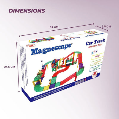 Magnescape 80pcs car track 9980